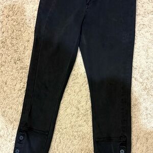 Anthropologie Dark Gray Ankle Pants